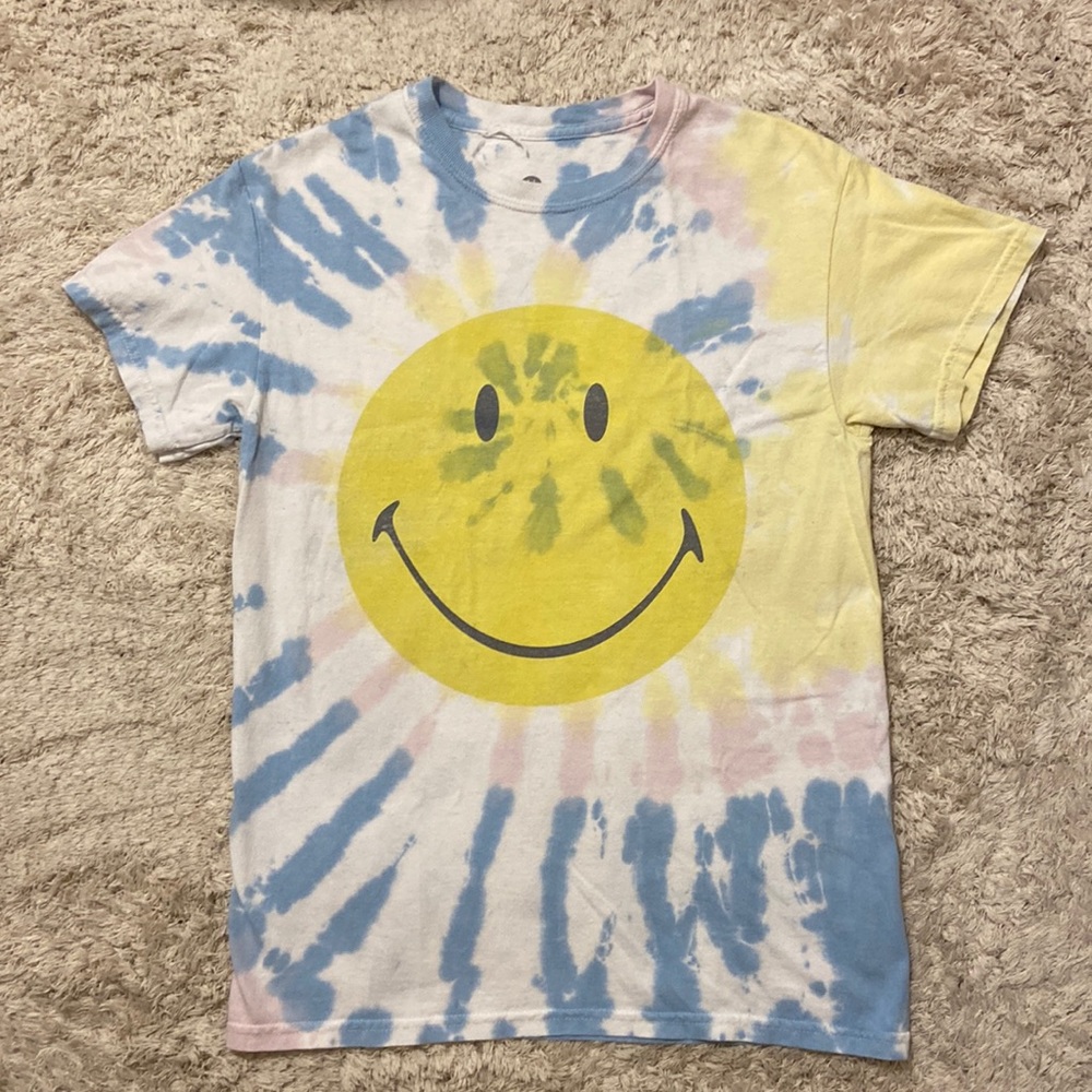 Tie-Dye Smiley Face T-Shirt